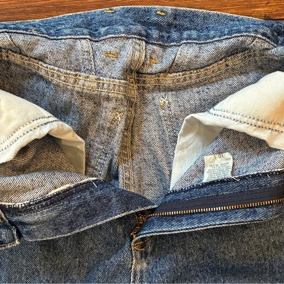 Vintage 90s Lee High Waist Mom Jeans Women’s 10 Long Tapered Made in USA - Picture 8 of 15